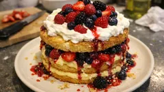 Torta ai frutti di bosco con crema pasticcera: soffice, fresca e perfetta da festa